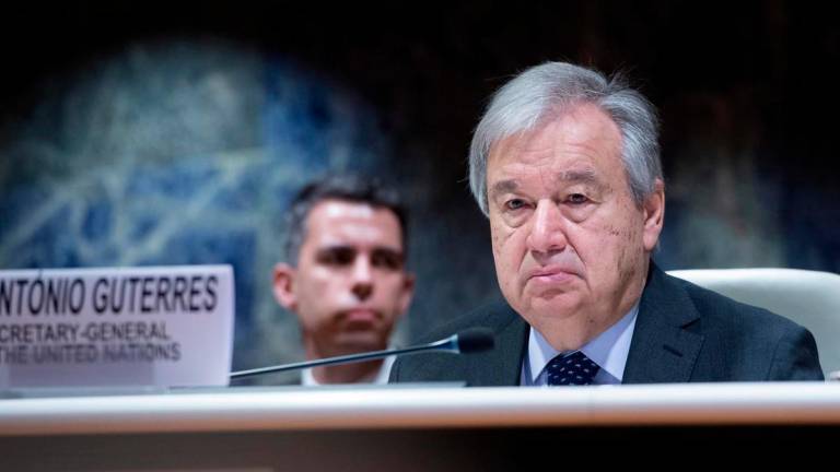 El secretario general de la ONU, António Guterres. Foto: EP