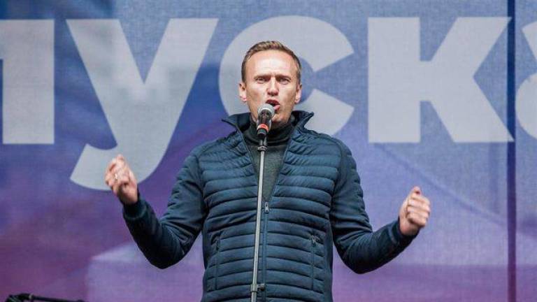 El opositor ruso Alexéi Navalni en un mitin. Foto: Europa Press