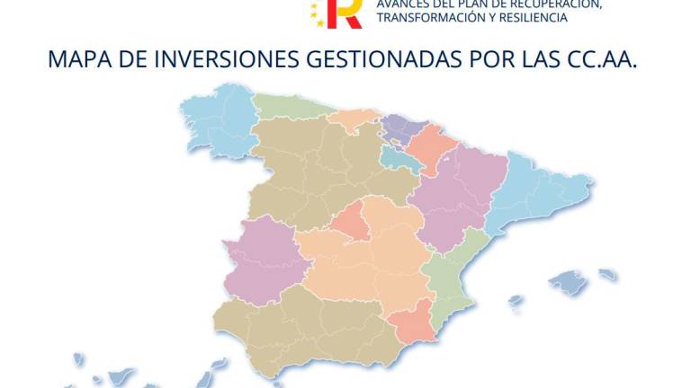 Moncloa lanza un mapa interactivo de los fondos europeos por CCAA en plena ofensiva del PP