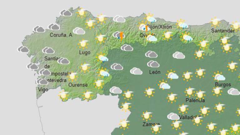 Temperaturas inusualmente altas en áreas del sur y noreste de España