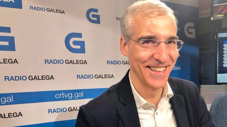 Francisco Conde en la Radio Galega
