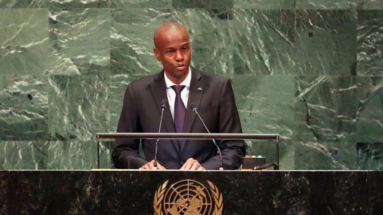El presidente de Haití, Jovenel Moise en la ONU. Foto: E. Press