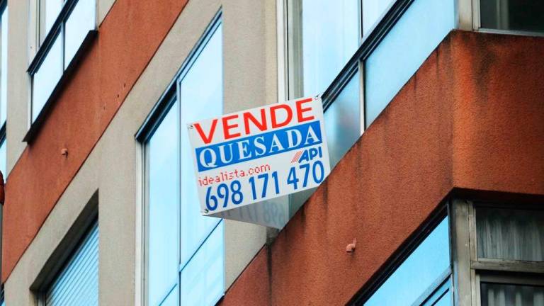 Piso en venta en el centro de Vigo, cuyo propietario afrontaría la obligación de desembolsar la plusvalía con la venta