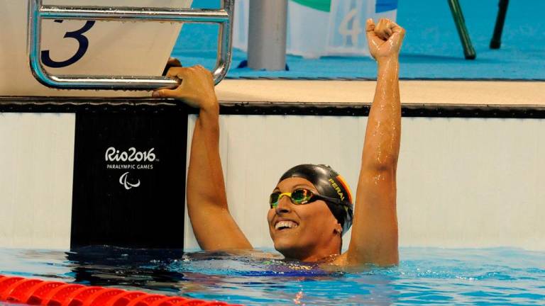 ejemplo La nadadora Teresa Perales, en Río 2016. Foto: CPE