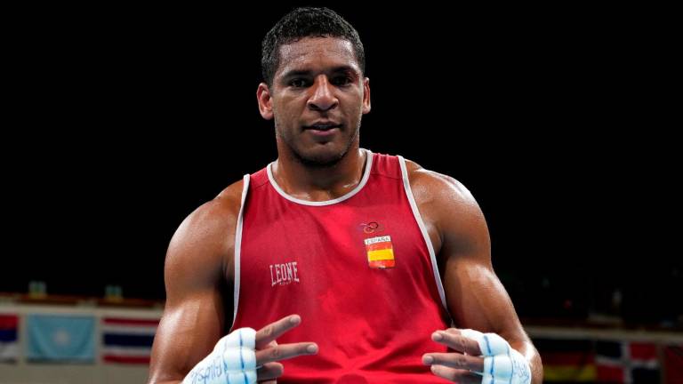 El boxeador coruñés de origen cubano Enmanuel Reyes. Foto: COE