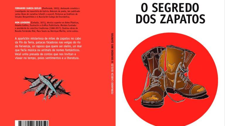 Capa e contracapa do novo libro infantil de Fernando Cabeza Quiles. Foto: Edicións Embora