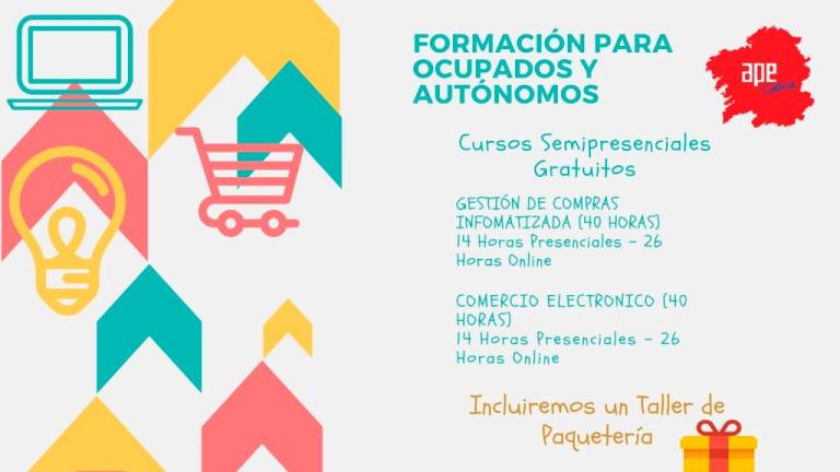 Cursos gratis para autónomos e pemes de APE-Galicia