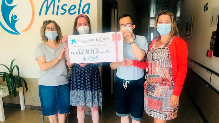 La entidad social ha recibido una colaboración de 5.000 euros. Foto: Misela