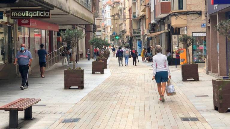Treito da rúa de Galicia, en Ribeira. Foto: Suso Souto