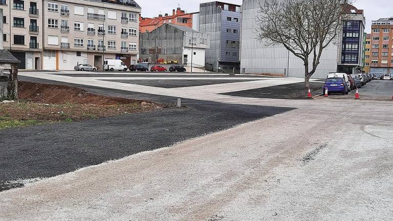 Nova área de aparcamentos gratuítos habilitada na zona da Cristina. Foto: Concello de Carballo