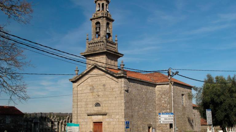 Igrexa de Santa María de Luou, en Teo