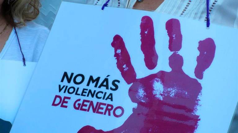 Cartel en contra de la violencia de género. Foto: Europa Press