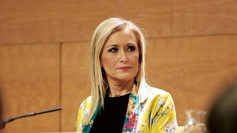 La expresidenta de la C. Madrid, Cristina Cifuentes. Foto: EP