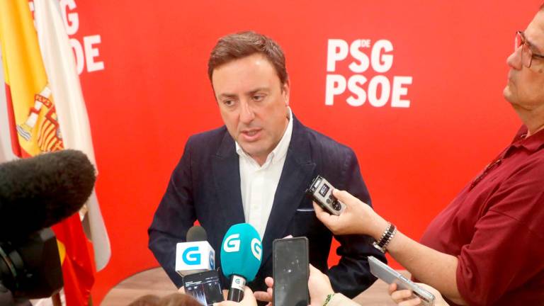 SANTIAGO. El líder del PSdeG, Valentín González Formoso. EFE/Xoán Rey