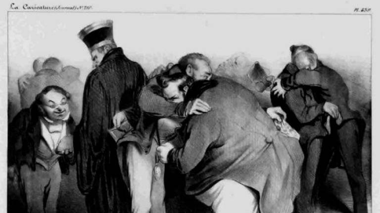 Honoré Daumier: Corruptos.