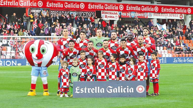  LaLiga SmartBank . EL CD Lugo cayó ayer en casa ante el Sporting de Gijón. Foto: CDL