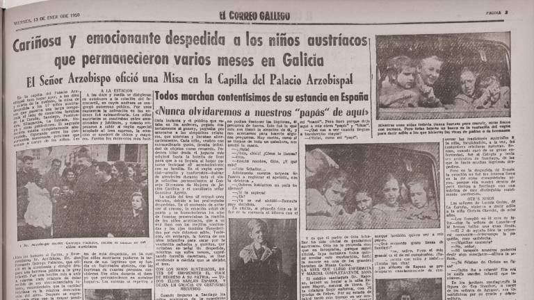 Página de El Correo Gallego (13-01-1950).