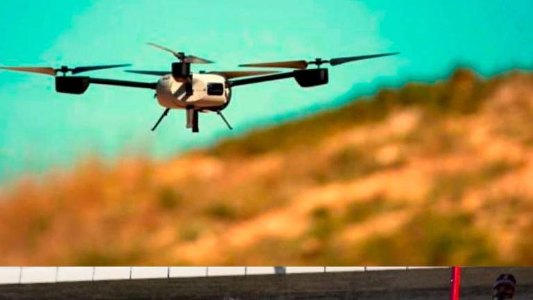 DRONES. Policía Nacional pilotando un dron. Foto: Europa Press