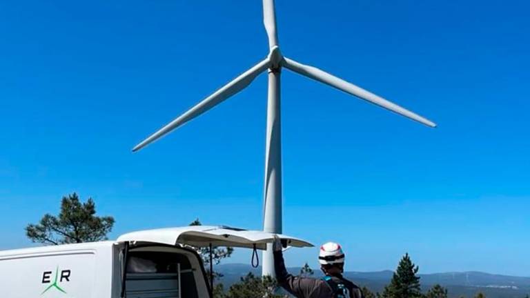 La empresa carballesa será la encargada del mantenimiento de tres parques eólicos de Camariñas. Foto: Endesa
