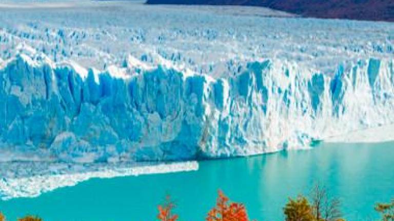 Deshielo de un glaciar, debido al aumento de la temperatura terrestre. Foto: Iberdrola