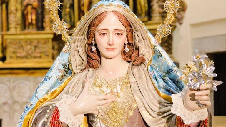Virgen del Alba, de J. B. Jiménez. Pascua de Tarancón, Cuenca. Foto: A. P.