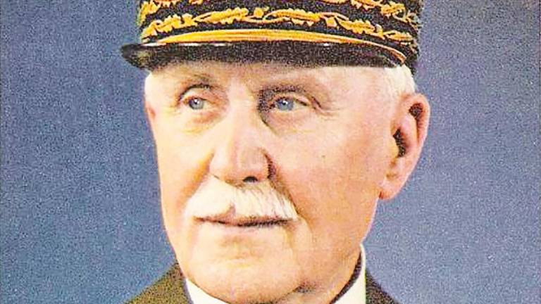 O mariscal Pétain, heroe francés da Primeira Guerra Mundial. Foto: ECG