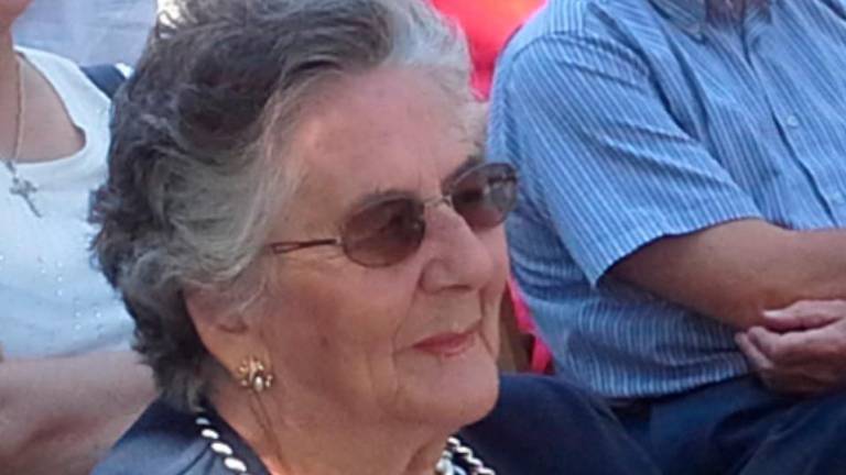 Carlota Paz Barreiro, en 2013 durante el homenaje a Borobó en Boiro. Foto: Suso Souto