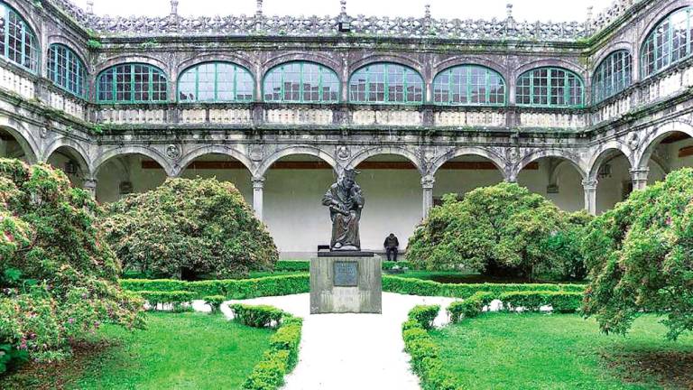 El Pazo de Fonseca, la sede original de la Universidade de Santiago de Compostela. Foto: Gallego