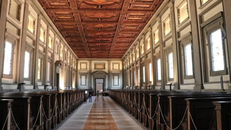 1523. Biblioteca Laurenziana de Florencia. De Miguel Ángel. (Imagen, <u>european-traveler.com)</u>