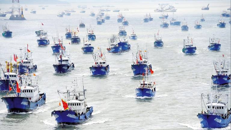 La flota pesquera china desplazó por presión a los barcos gallegos de caladeros argentinos
