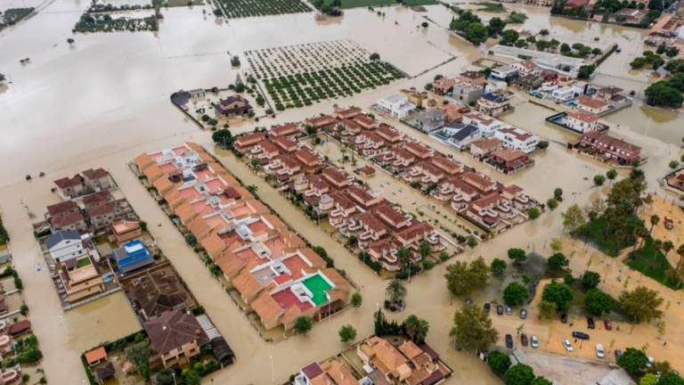 Inundaciones por lluvias torrenciales en una zona de Castellón, el pasado año. Foto: Europa Press
