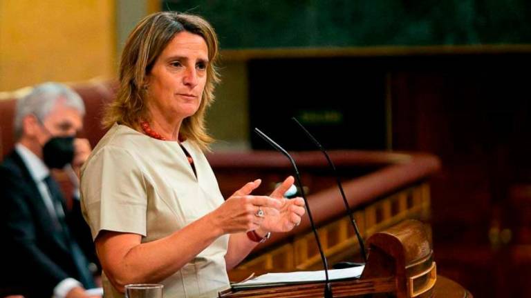La vicepresidenta tercera y ministra para la Transición Ecológica y Reto Demográfico, Teresa Ribera
