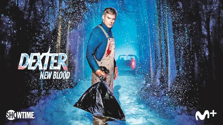 NUEVOS EPISODIOS. El cartel de la nueva serie ‘Dexter: New Blood’, disponible en Movistar + este lunes. Foto: ECG