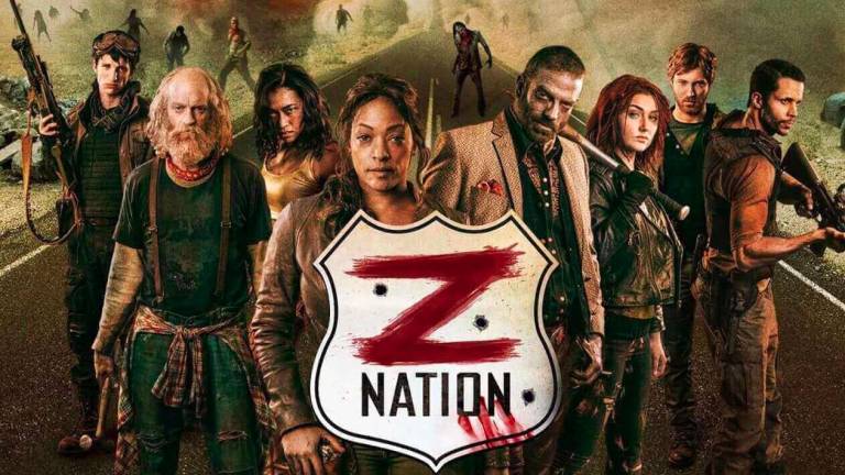 <b>Nación Z</b>. Una serie de televisión de terror, acción y comedia estadounidense creada por Karl Schaefer y Craig Engler, emitida en 2014 en la cadena de televisión estadounidense SyFy y que, hasta el momento, ha tenido cinco temporadas. (Imagen, bloody-disgusting.com)