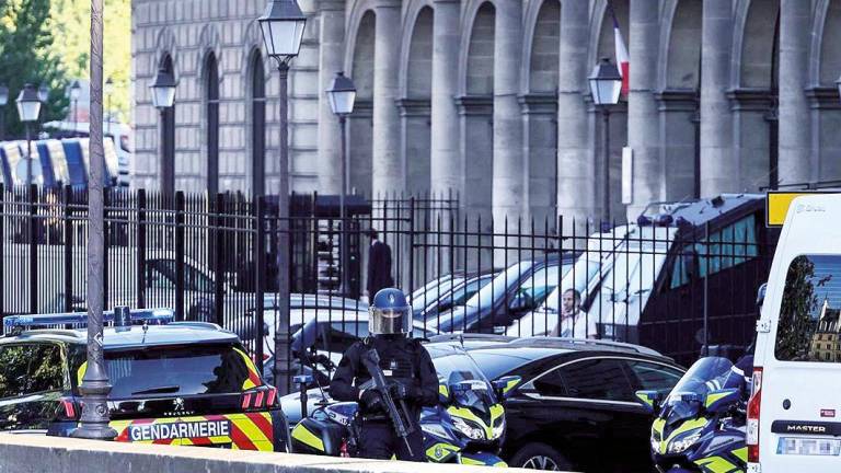Exteriores del tribunal donde se juzga la matanza en varios lugares de París el 13 de noviembre del año 2015. Foto: RTVE