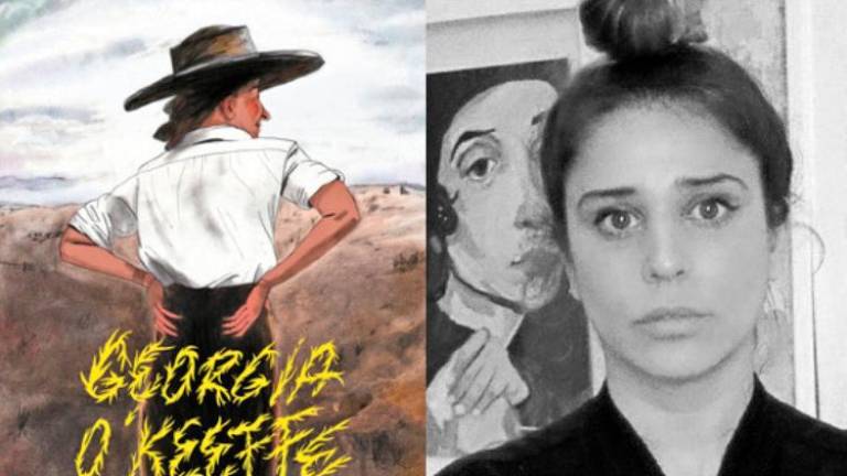 Georgia O’Keeffe centra una biografía en cómic, obra de María Herreros
