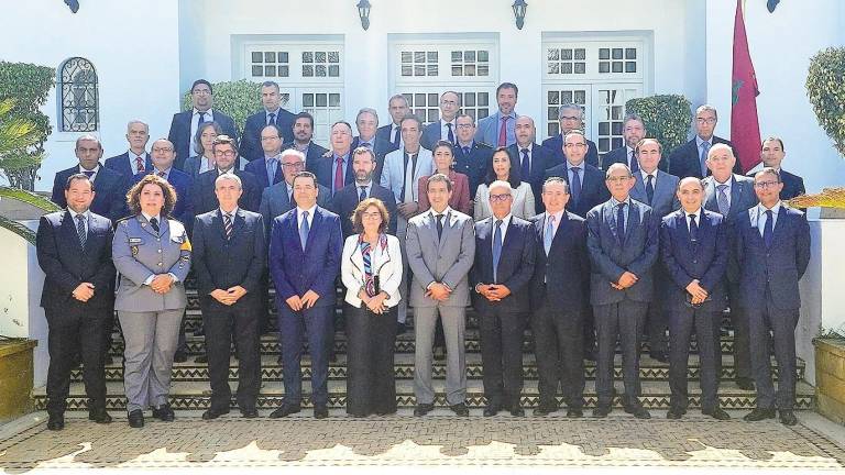 Delegaciones de España y Marruecos encargadas de la Operación Paso del Estrecho. Foto: E.P.
