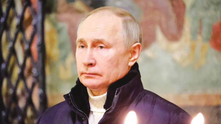Putin durante la Navidad ortodoxa que impulsó la tregua.