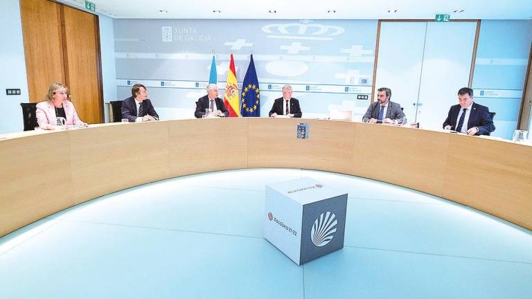consello. La reunión semanal del Gobierno gallego se celebró este jueves en San Caetano