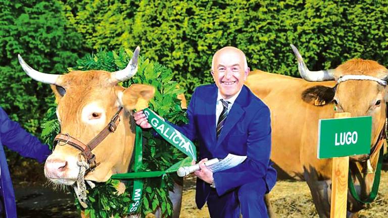 José Ramón Gayoso leerá el manifiesto bovino. Foto: TVG