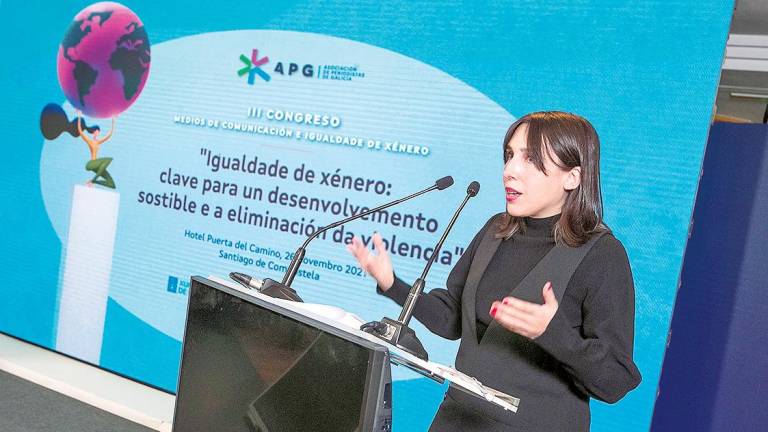 foro da apg. A conselleira de Emprego e Igualdade, María Jesús Lorenzana. Foto: G.