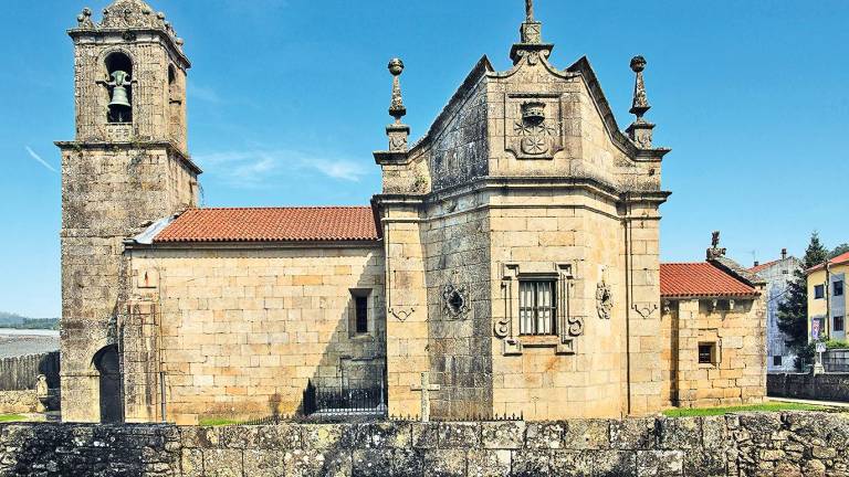 Igrexa de Santa María, que se atopa no municipio pontevedrés de Caldas de Reis . Foto: Concello de Caldas