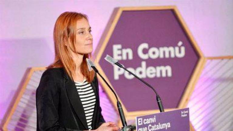 Procés. La líder de En Comú Podem en el Parlament, Jéssica Albiach,. Foto: Europa Press