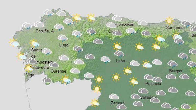 Martes marcado por la inestabilidad atmosférica en Galicia