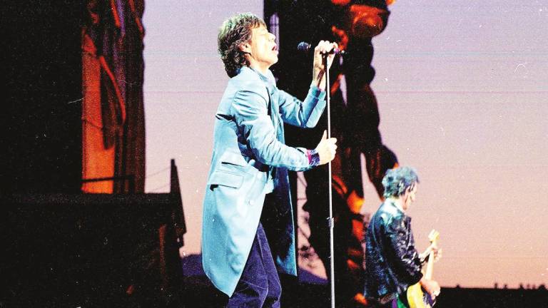 The Rolling Stones llenó Santiago en 1999, en su único concierto en España. Foto: ECG