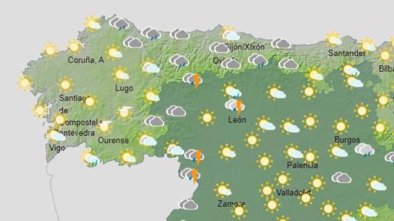 Temperaturas muy altas mañana en el tercio oriental y en Baleares
