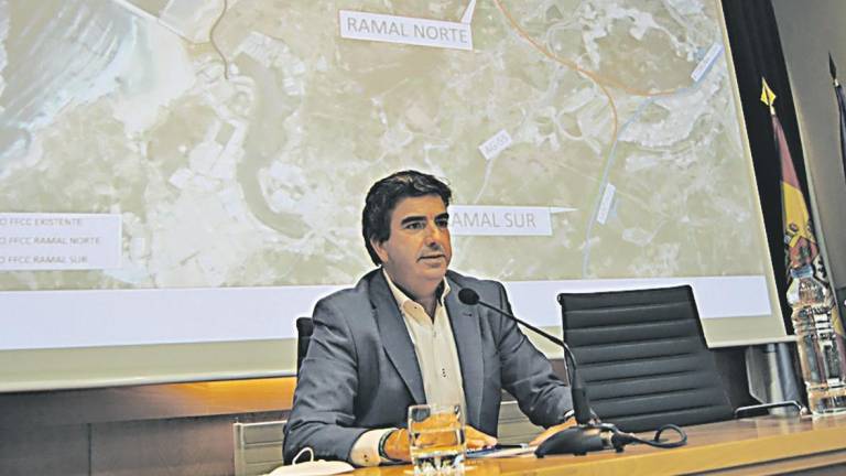 Martín Fernández Prado, en la rueda de prensa. Foto: ECG