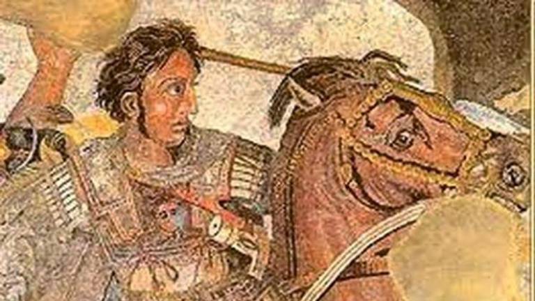 Mosaico de Alejandro Magno, fundador de varias ciudades afganas. Foto: ECG