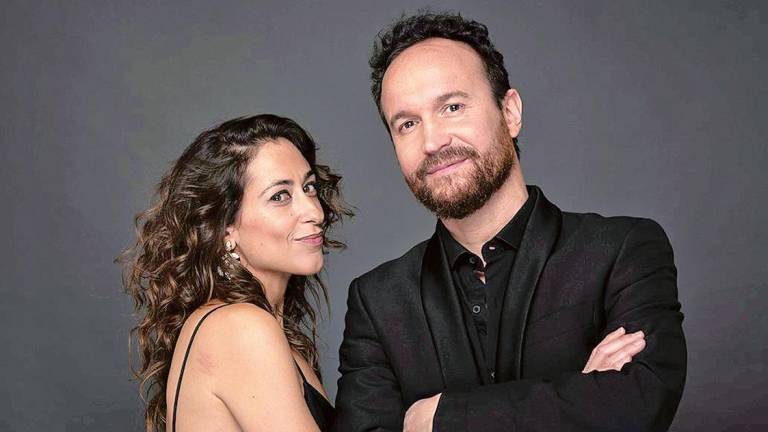 Rocío Caamaño y Juan Antonio Simarro, autores de la canción ‘Meu Camiño’. Foto: DmDima