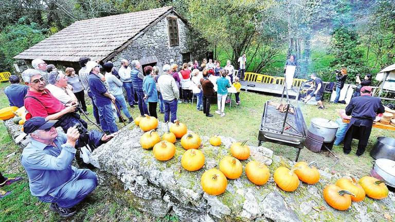 Celebración del Samaín y del magosto en la localidad de Sabucedo. Foto: Ven a Galicia